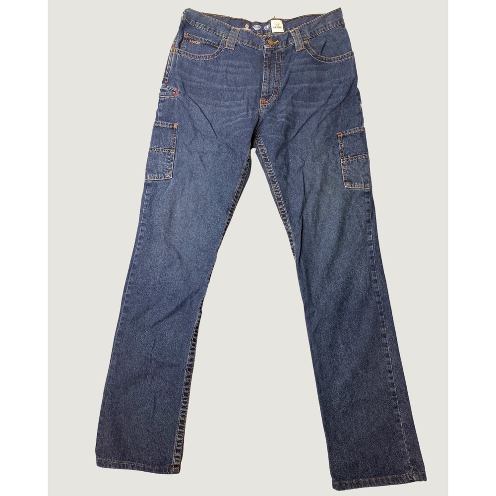 Lapco FR Mens Flame Resistant Workwear Utility Carpenter Jeans Blue 38x38 CAT2
